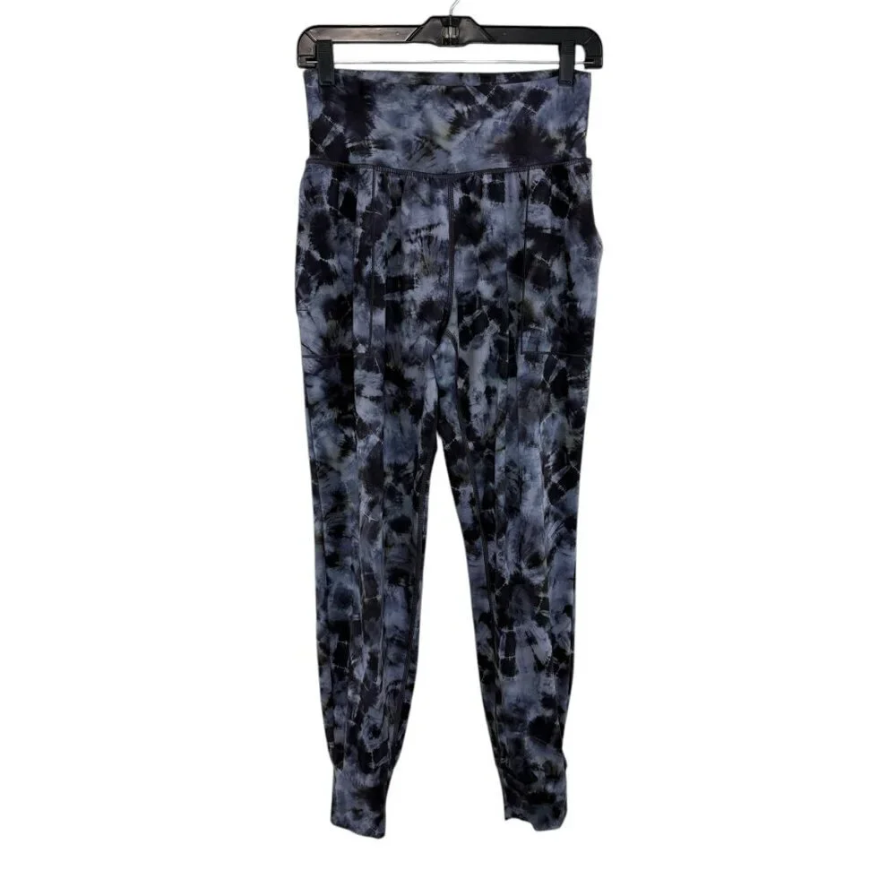 Athleta Tie Dye Salutation Printed Jogger Pants with Pockets Women's Size Small